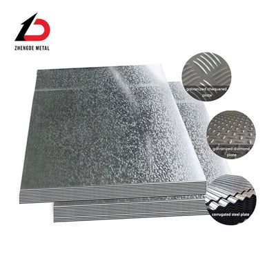6mm G90 275z Galvanized Sheet 10mm Thick Steel Plate 0.4mmx1250X2500 Zinc Coated Steel Sheet C10 Tolerance -1% 1016 1008